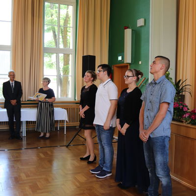Zeugnis&uuml;bergabe Klasse 10