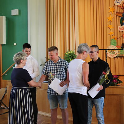 Zeugnis&uuml;bergabe Klasse 10